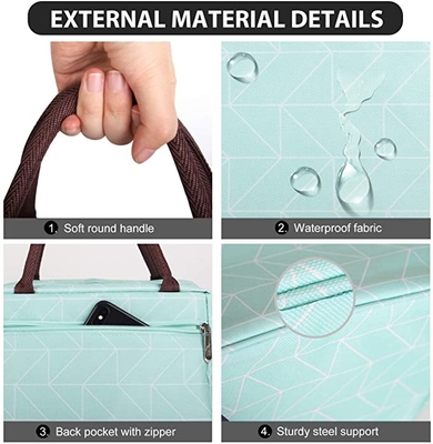 Oxford isolierte Tote Bag Resuable Shopping Bag, der für Frauen-Männer wasserdicht ist