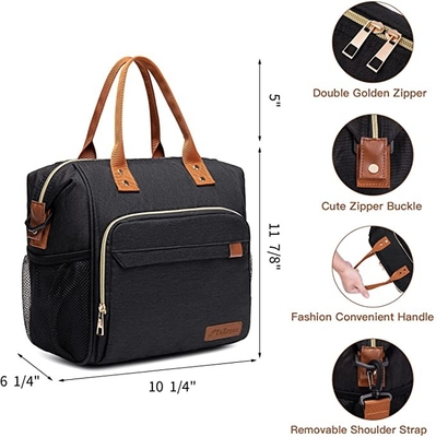 Tragbare Isolierkühltasche-einfrierbare wiederverwendbare kühlere Einkaufstaschen für Schulpicknick-Strand