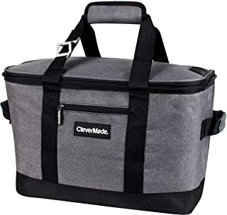 Wasserundurchlässige zusammenklappbare Isoliertasche versah weich tragbare Dosen-Kühltasche des Lebensmittelgeschäft-50 mit Seiten