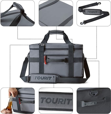 Dose 48 isolierte große zusammenklappbare Mittagessen-Kühlvorrichtungen der Kühltasche-32l für Picknick-Strand