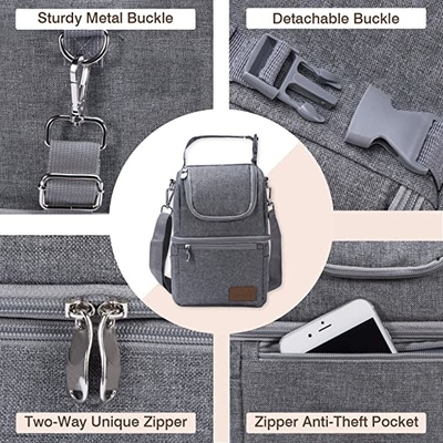 Abnehmbare Isolierbaby-Flaschen-Taschen-Multifunktionsmuttermilch-Kühltasche