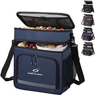 Zusammenklappbare wasserundurchlässige Isoliermittagessen-Kühltasche wiederverwendbar für Frauen-Männer