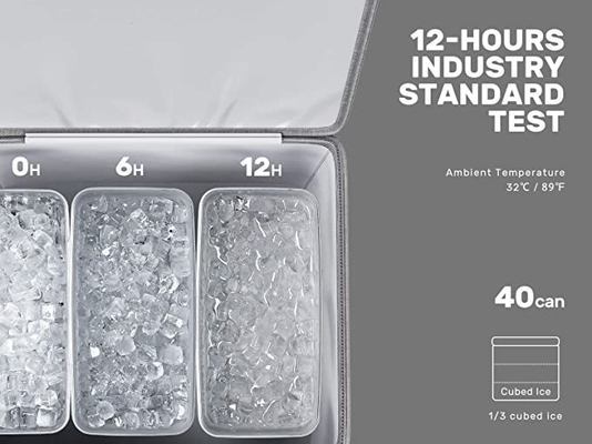 Wasserundurchlässige zusammenklappbare Isolierkühltasche-Brotdose für kampierenden Picknick-Grill