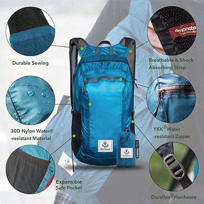 Wandern Daypack des leichten Packable beständigen 70L Oxford Materials des Rucksack-Wasser-