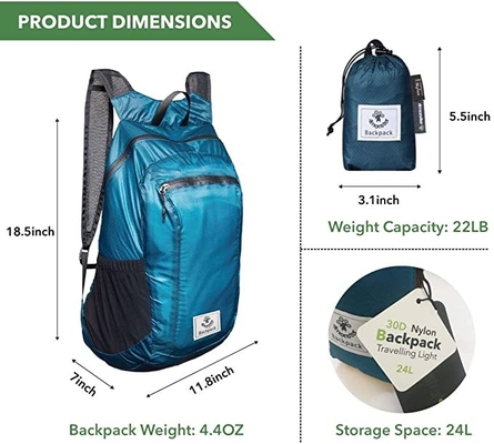 Wandern Daypack des leichten Packable beständigen 70L Oxford Materials des Rucksack-Wasser-