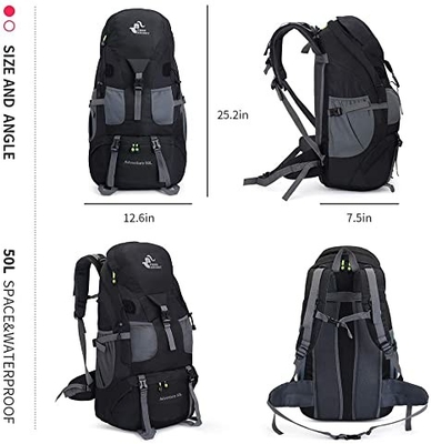 leichter beständiger wandernder Rucksack des Wasser-50l für das kletternde kampierende Reisen