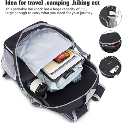Leichter wandernder Rucksack der Rucksack-Wasser-beständiger Reise-35l im Freien