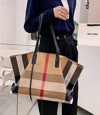 Der Luxusdie handtaschen-große Kapazitäts-geräumigen Damen der Segeltuch-Frauen quer- Geldbeutel Körper