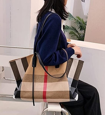 Der Luxusdie handtaschen-große Kapazitäts-geräumigen Damen der Segeltuch-Frauen quer- Geldbeutel Körper